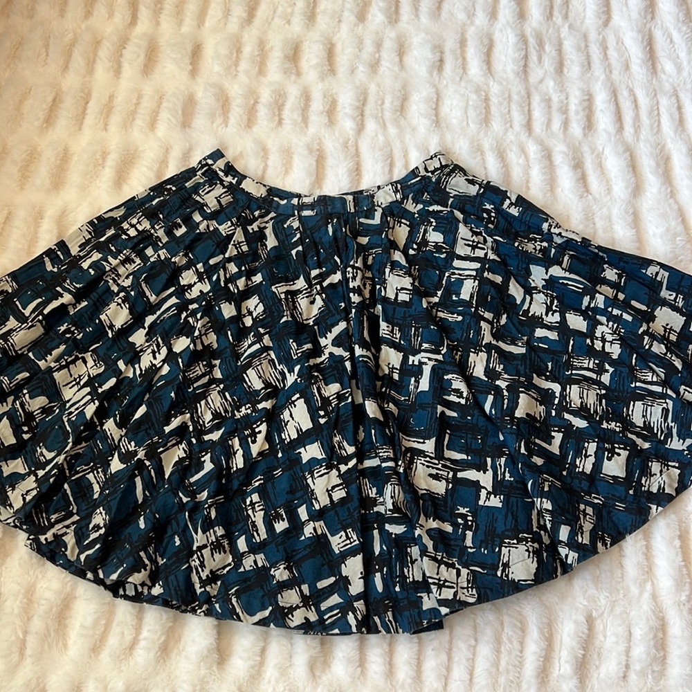 Lil From Anthropologie Painted Brushstroke Skirt
